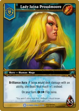 Card scan: Lady Jaina Proudmoore