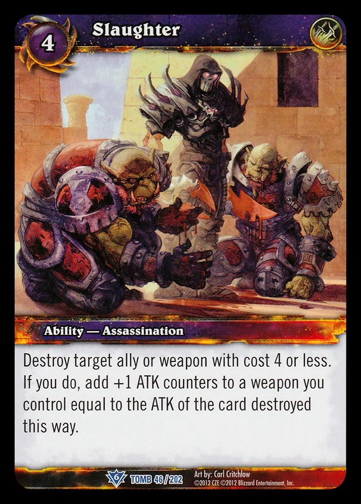 Card scan: Slaughter