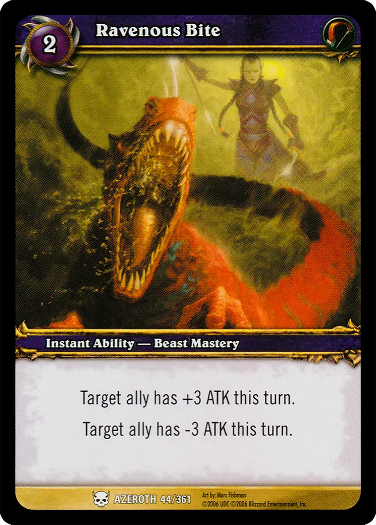 Card scan: Ravenous Bite