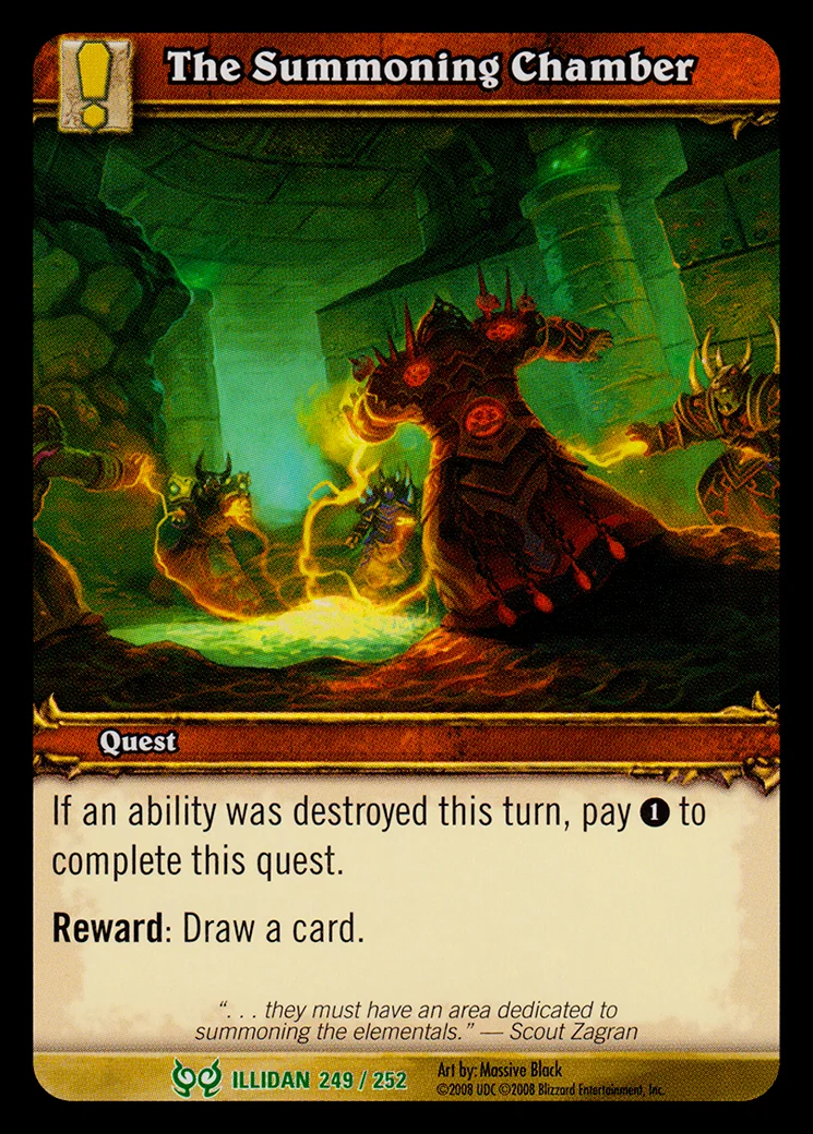 Card scan: The Summoning Chamber