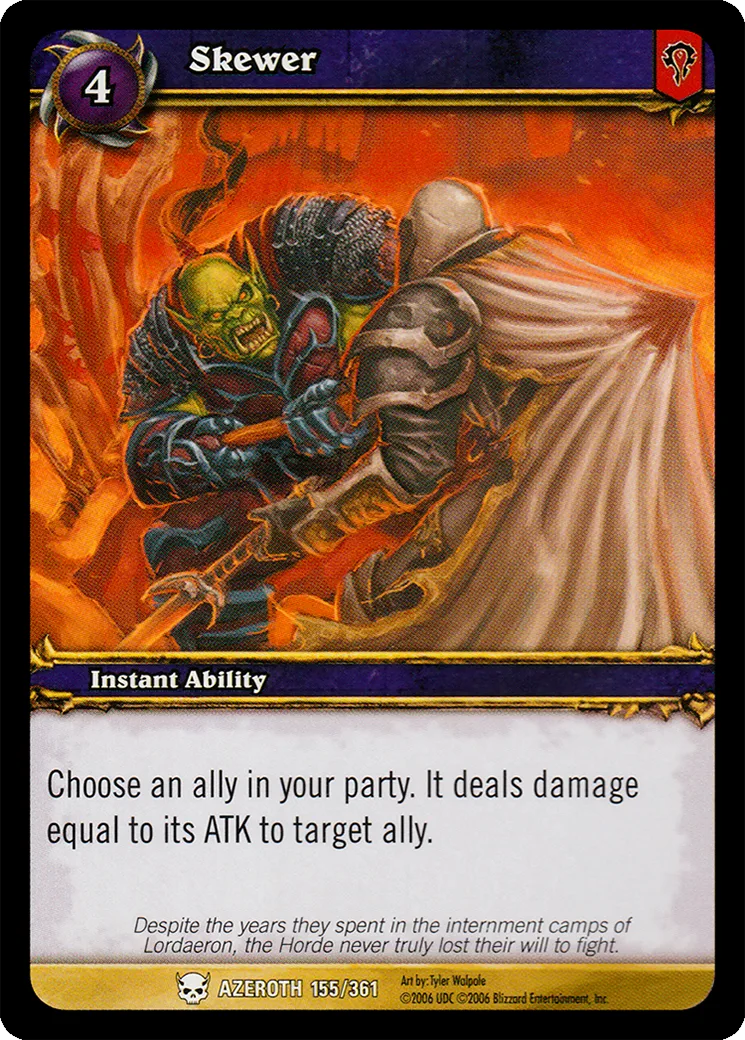 Card scan: Skewer