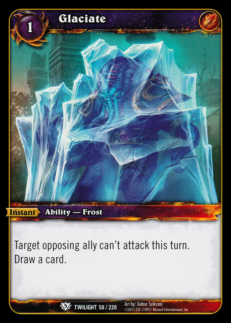 Card scan: Glaciate