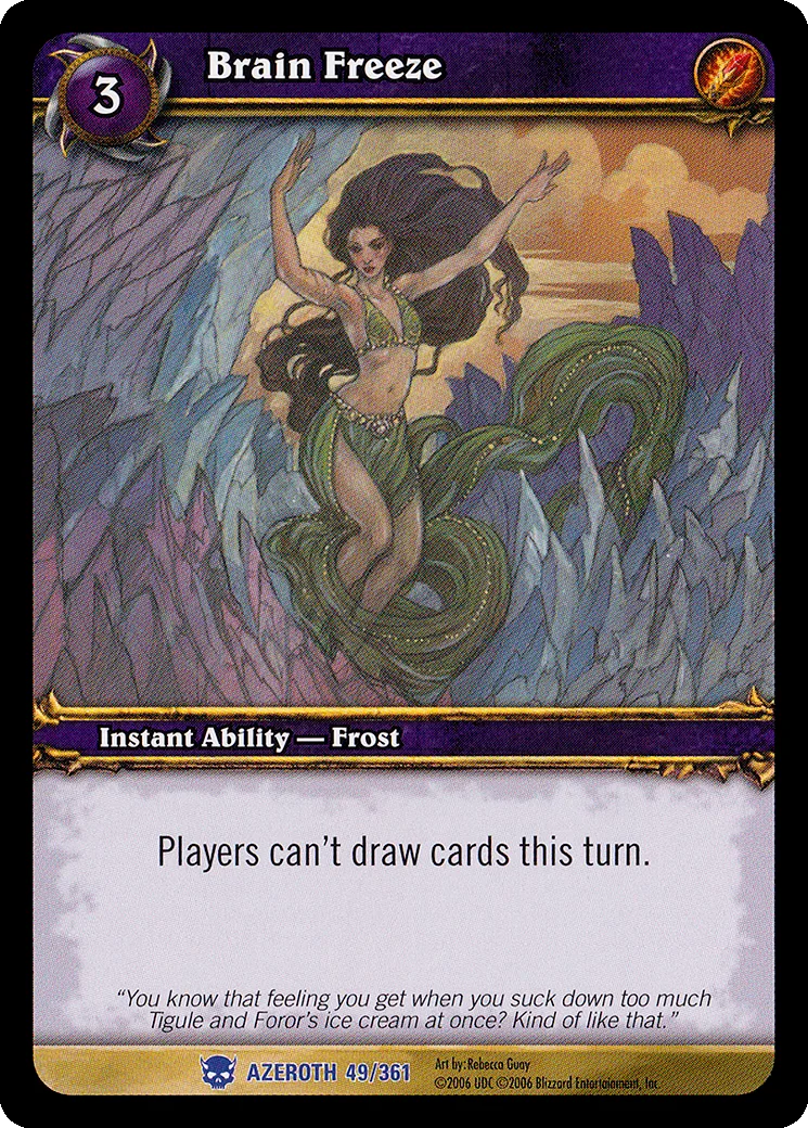 Card scan: Brain Freeze