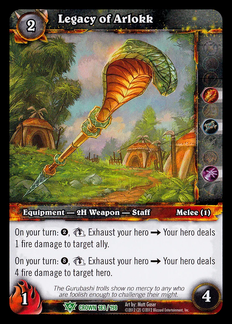Card scan: Legacy of Arlokk