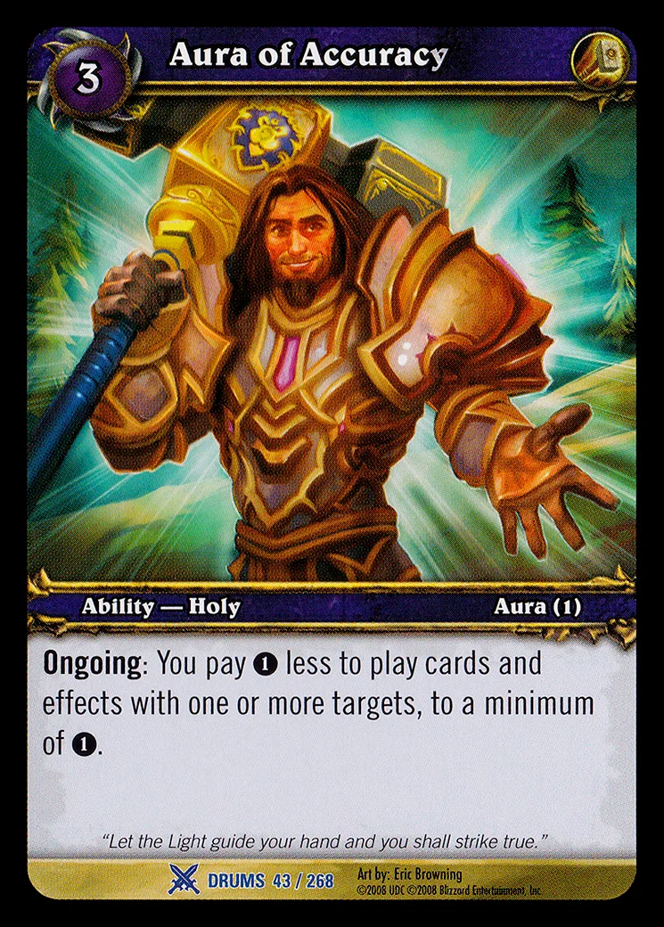 Card scan: Aura of Accuracy