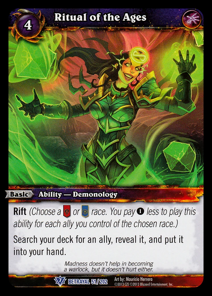 Card scan: Ritual of the Ages