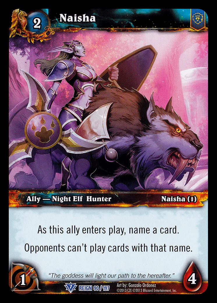 Card scan: Naisha
