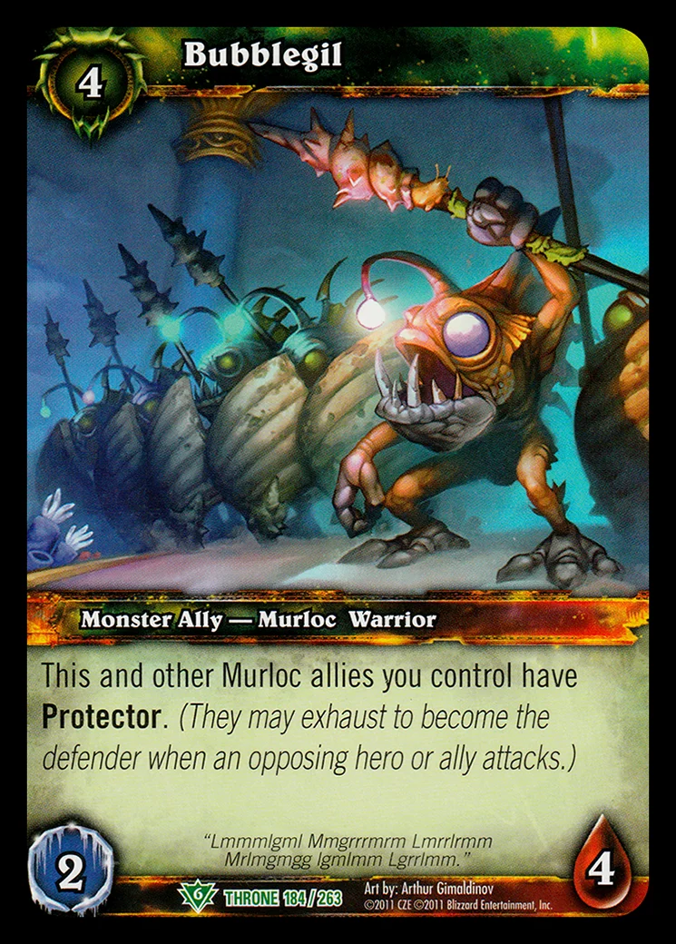 Card scan: Bubblegil
