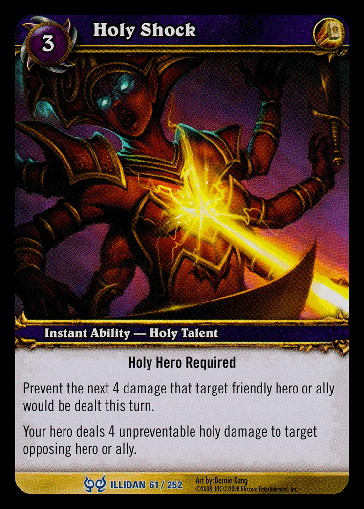 Card scan: Holy Shock