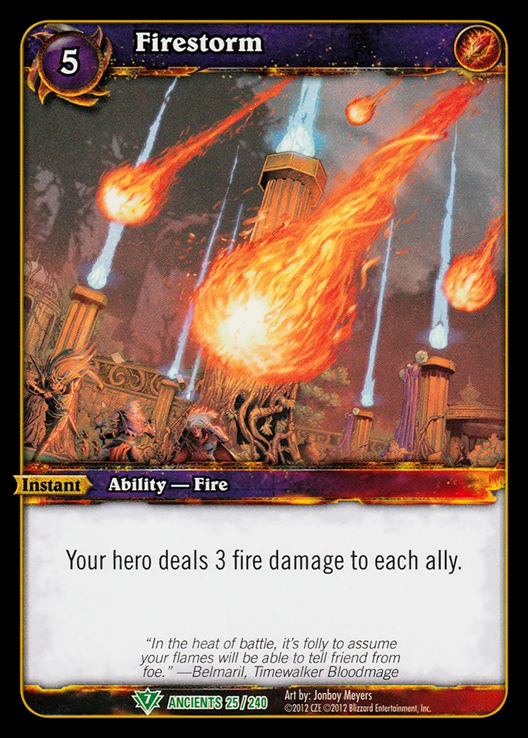Card scan: Firestorm