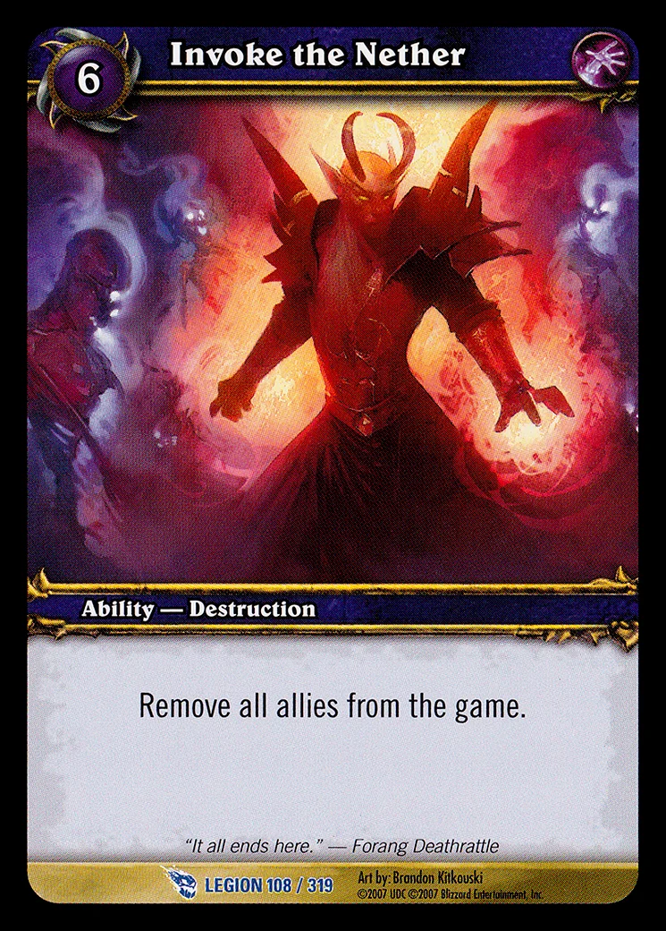 Card scan: Invoke the Nether