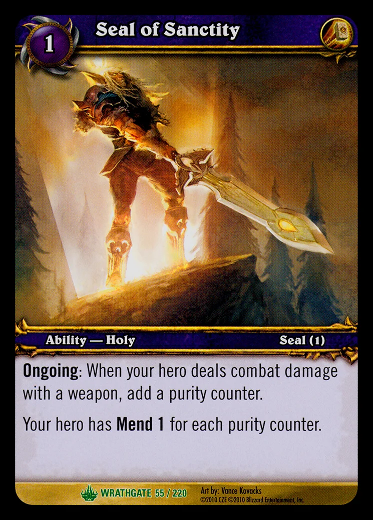 Card scan: Seal of Sanctity