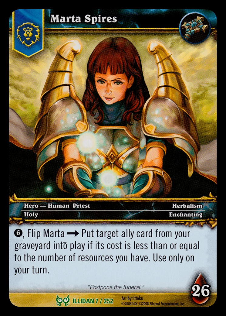Card scan: Marta Spires