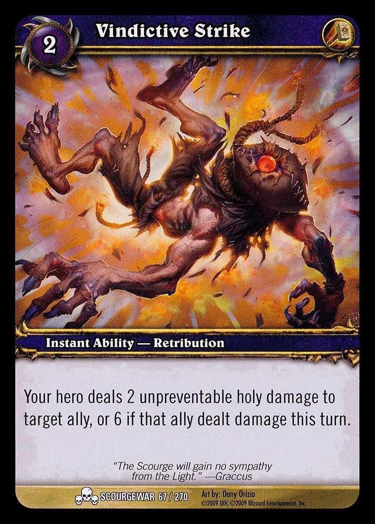 Card scan: Vindictive Strike