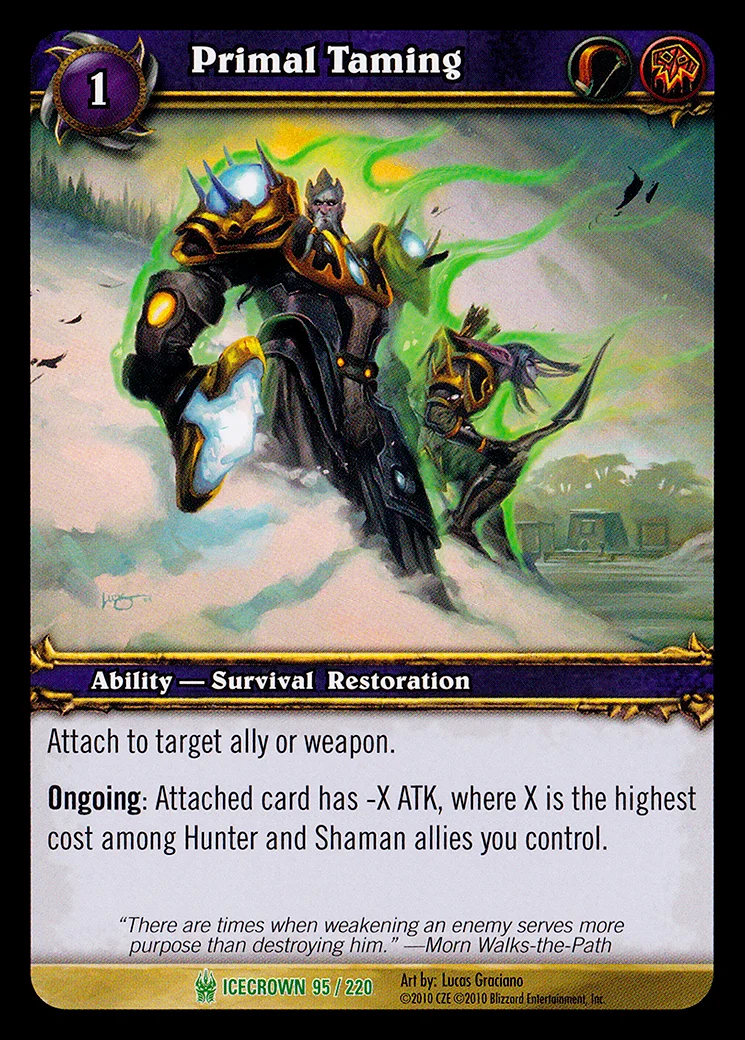 Card scan: Primal Taming