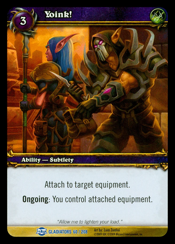 Card scan: Yoink!