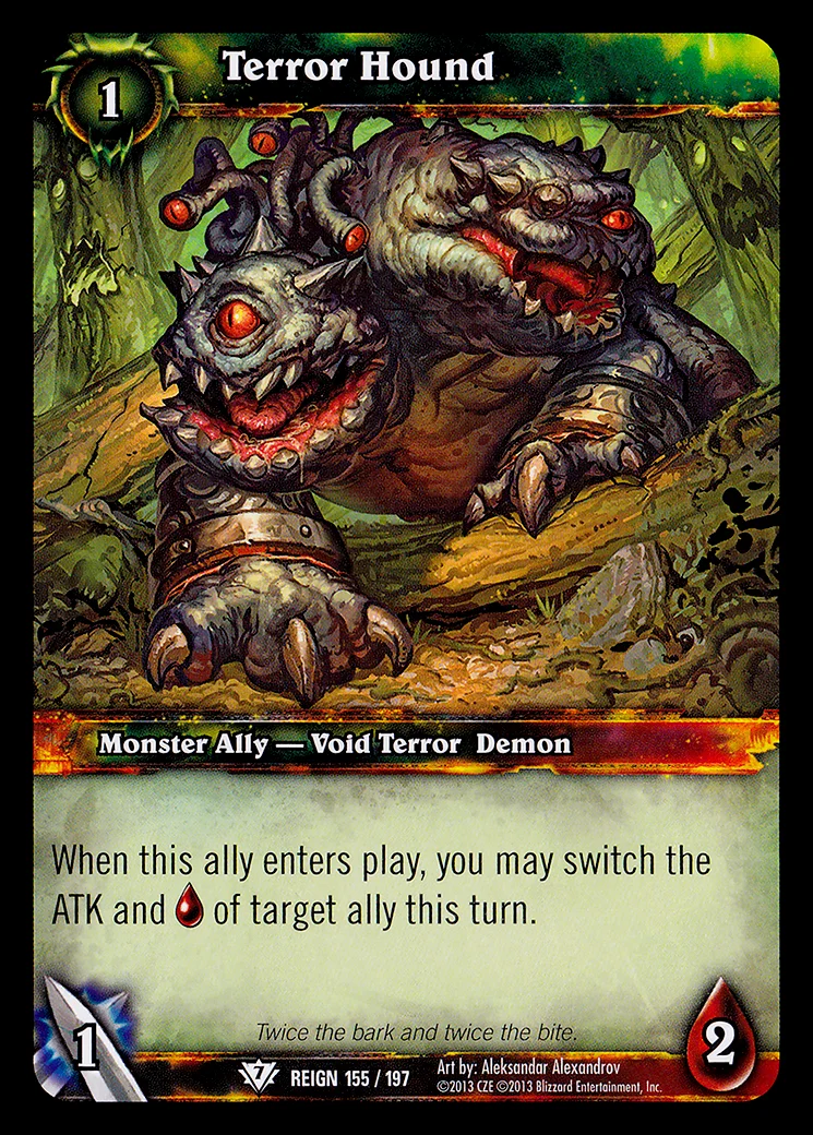 Card scan: Terror Hound