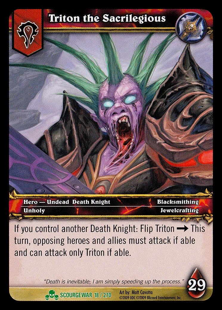 Card scan: Triton the Sacrilegious