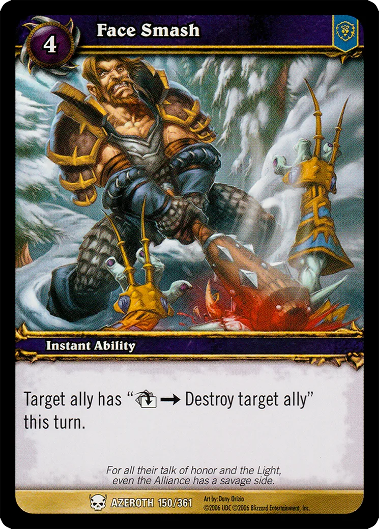 Card scan: Face Smash