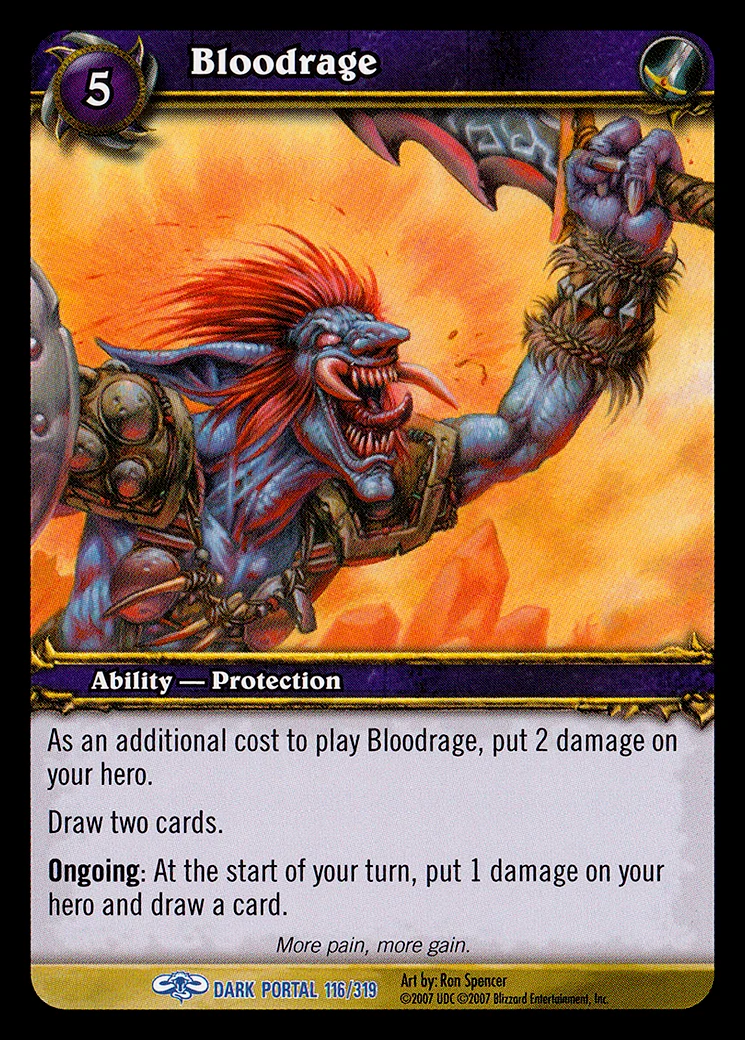 Card scan: Bloodrage