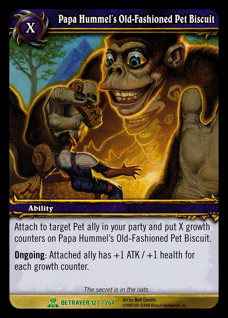 Card scan: Papa Hummel's Old-Fashioned Pet Biscuit