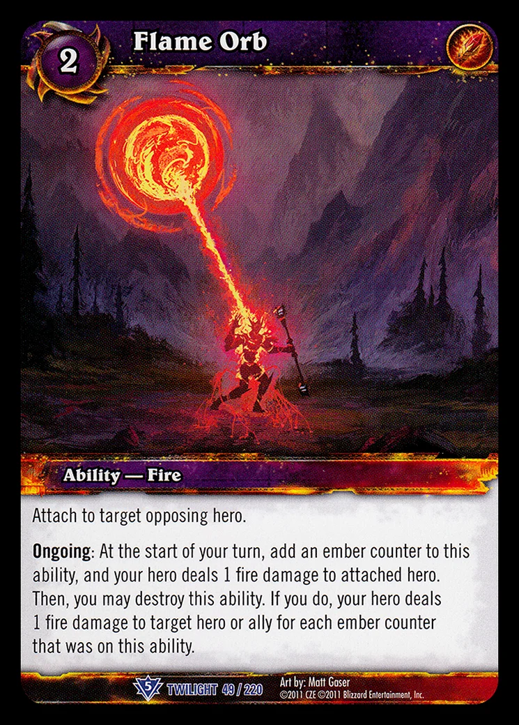 Card scan: Flame Orb
