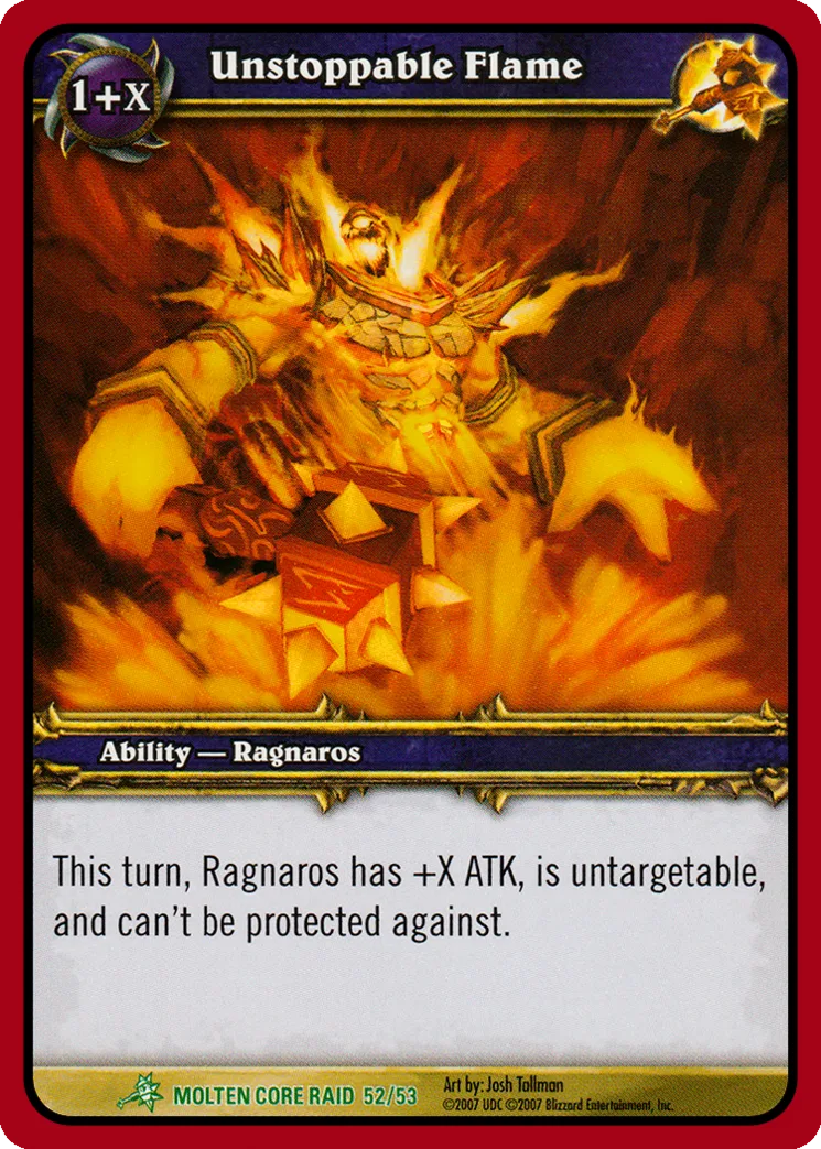 Card scan: Unstoppable Flame
