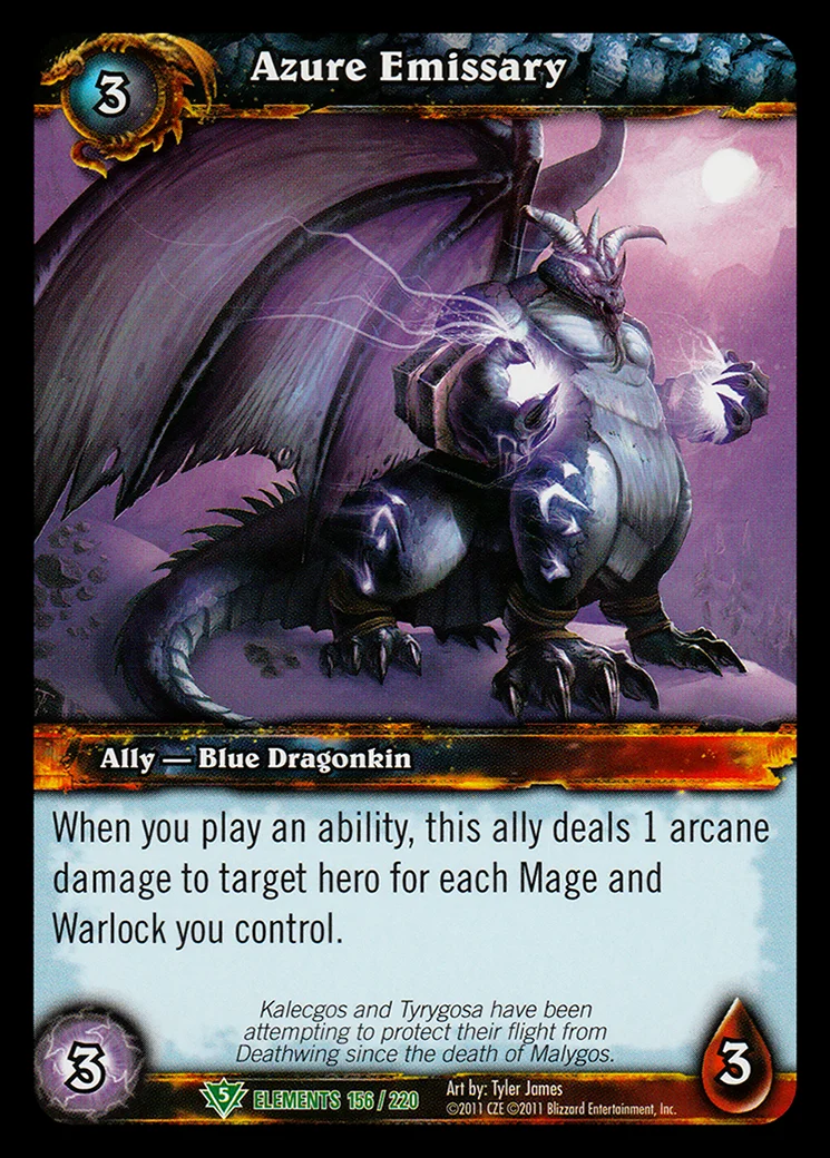 Card scan: Azure Emissary