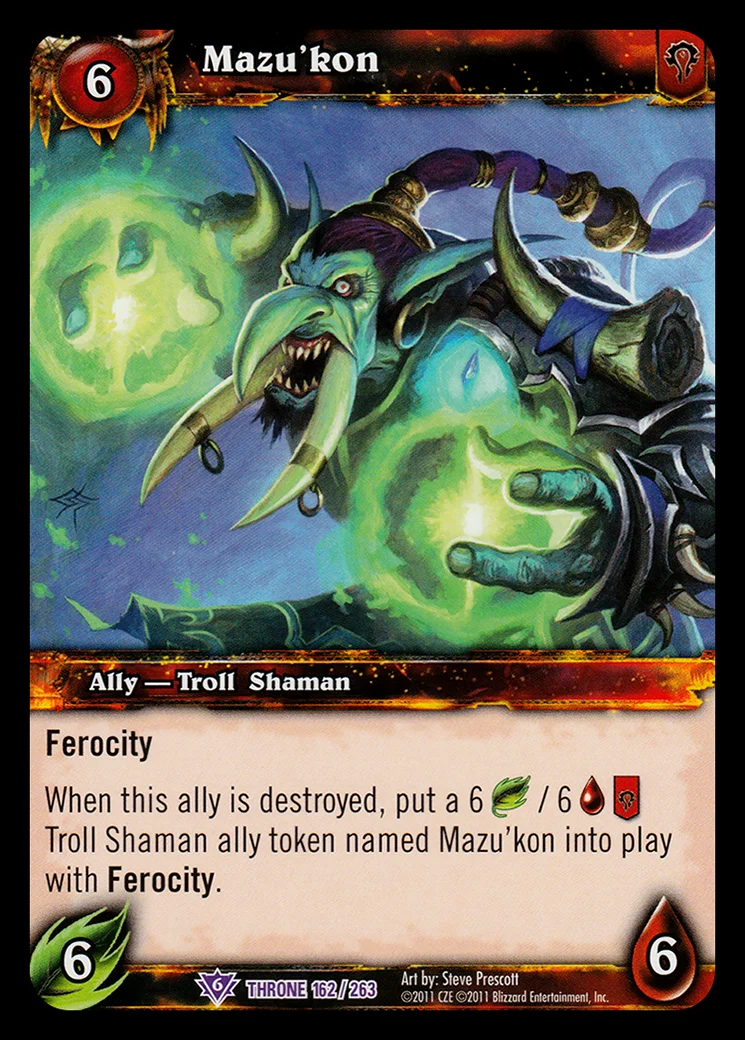Card scan: Mazu'kon