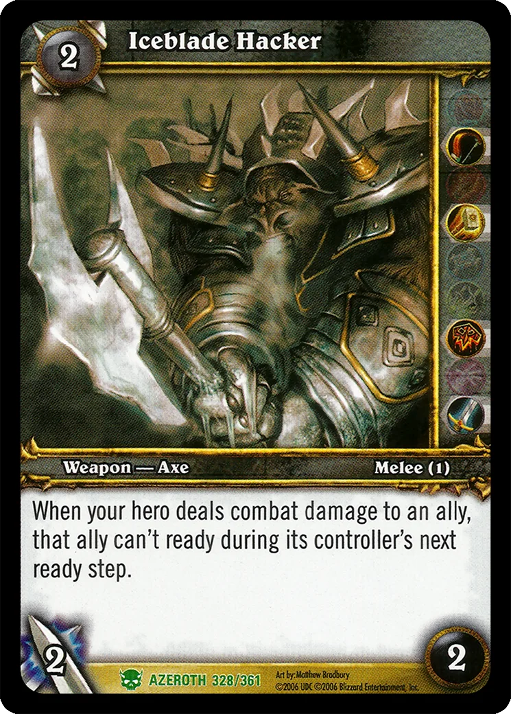 Card scan: Iceblade Hacker