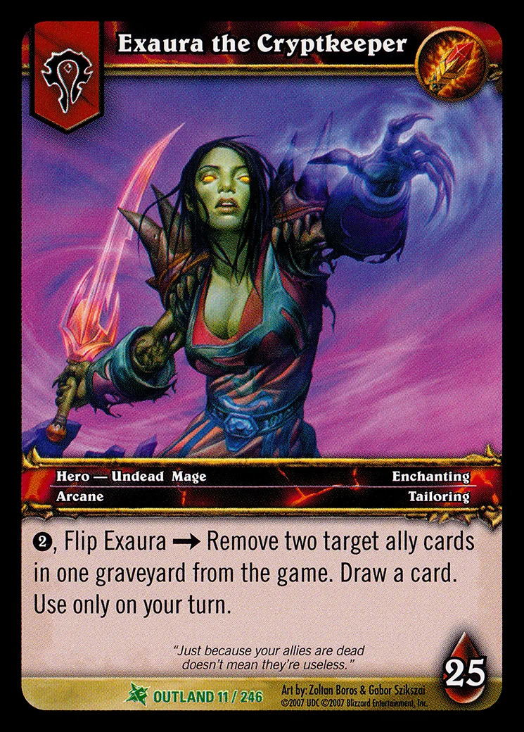 Card scan: Exaura the Cryptkeeper