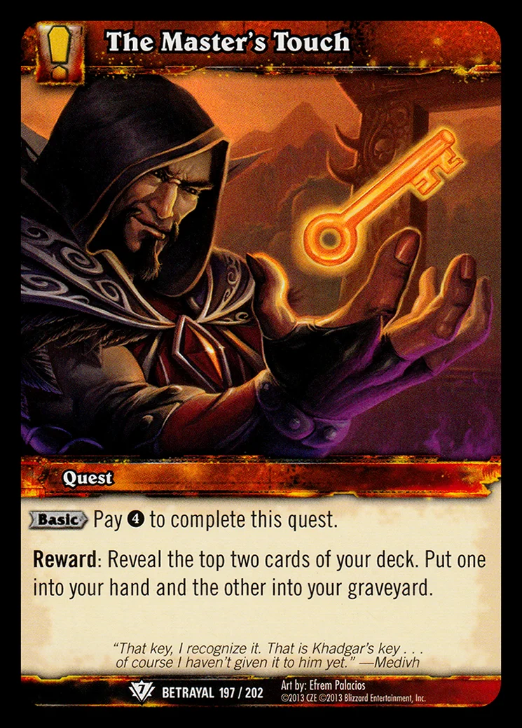 Card scan: The Master's Touch