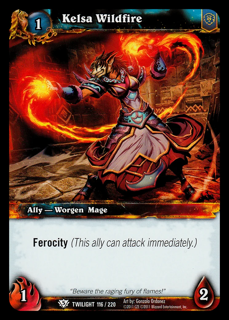 Card scan: Kelsa Wildfire