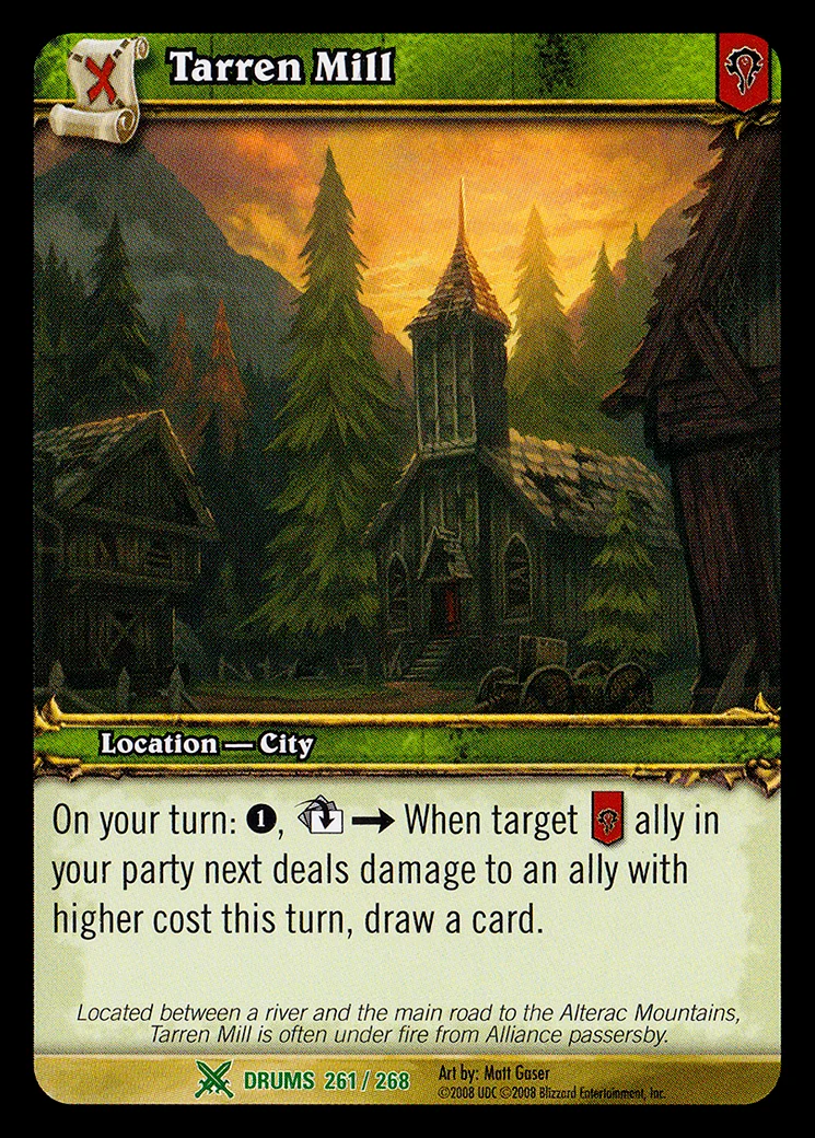Card scan: Tarren Mill