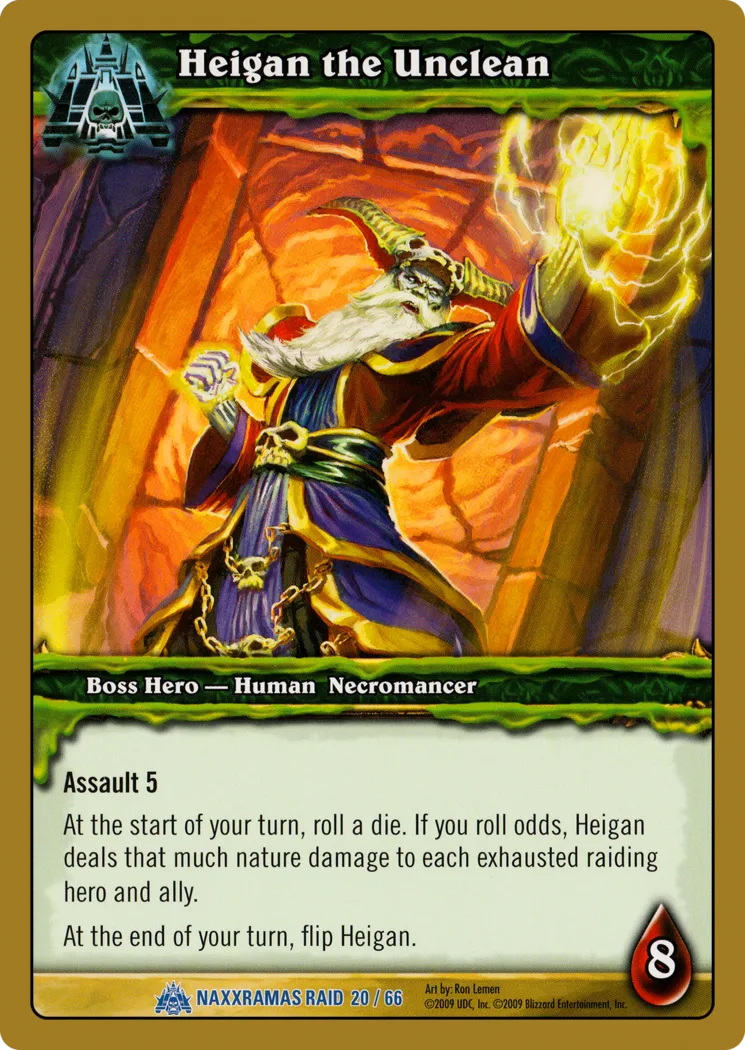 Card scan: Heigan the Unclean