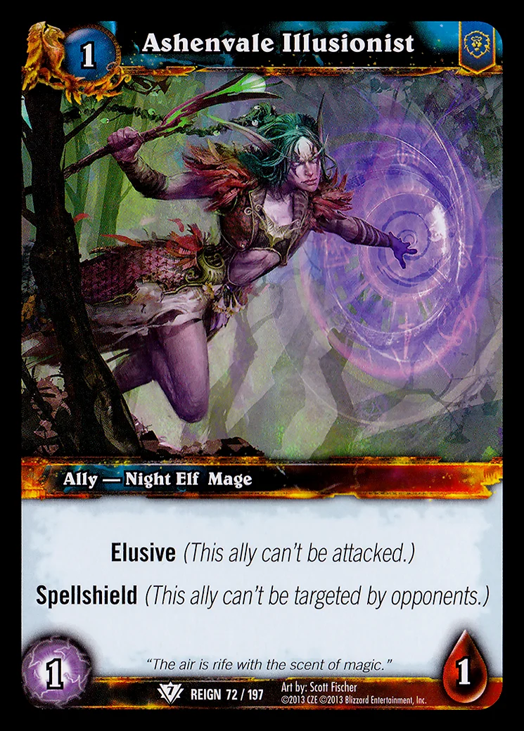 Card scan: Ashenvale Illusionist