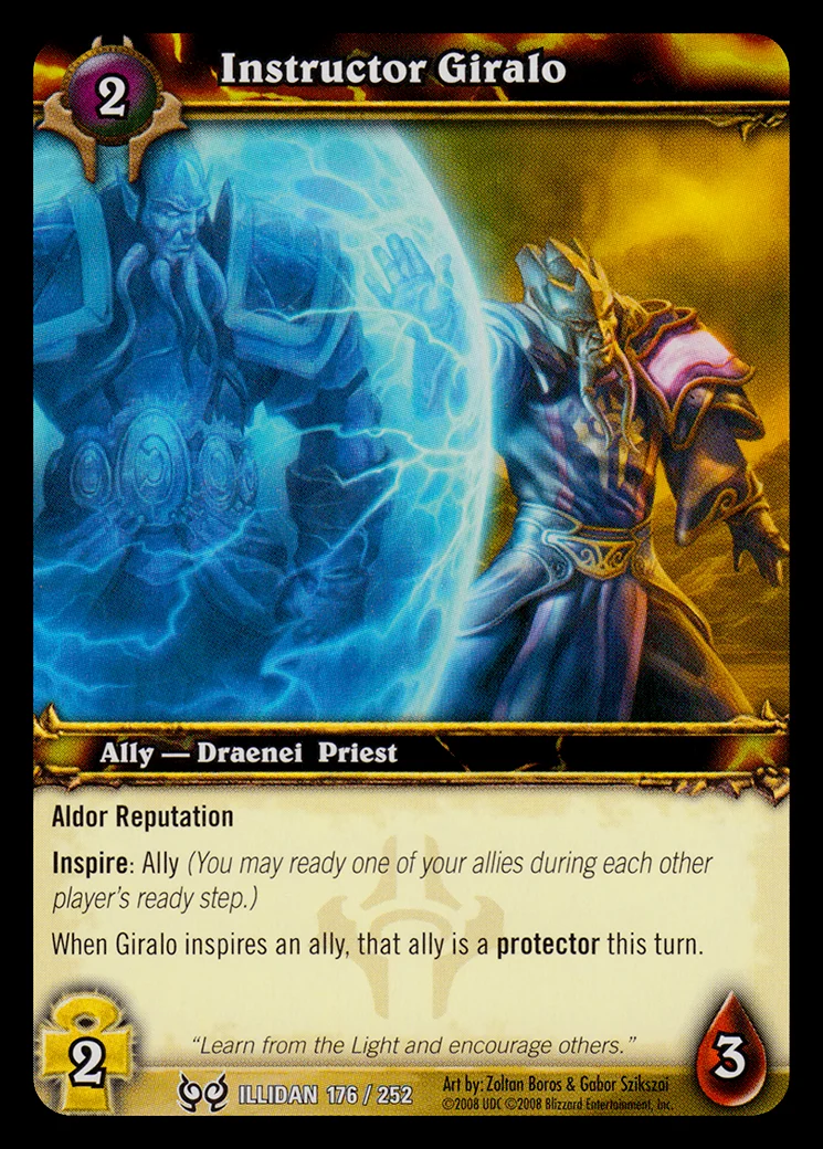Card scan: Instructor Giralo