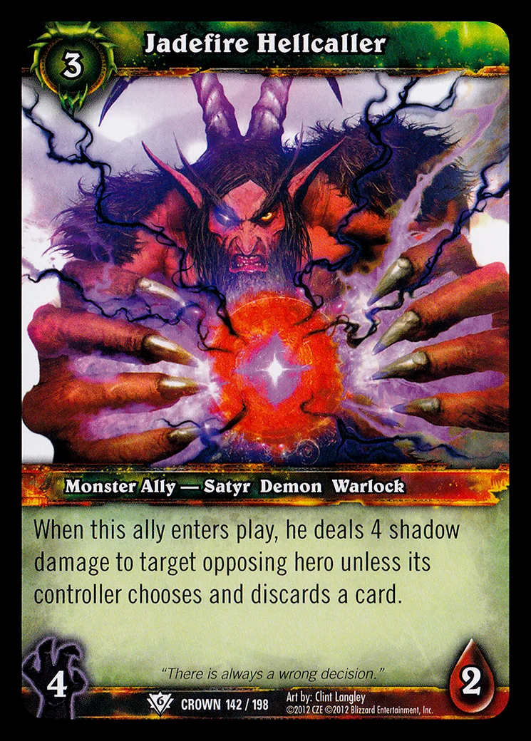 Card scan: Jadefire Hellcaller