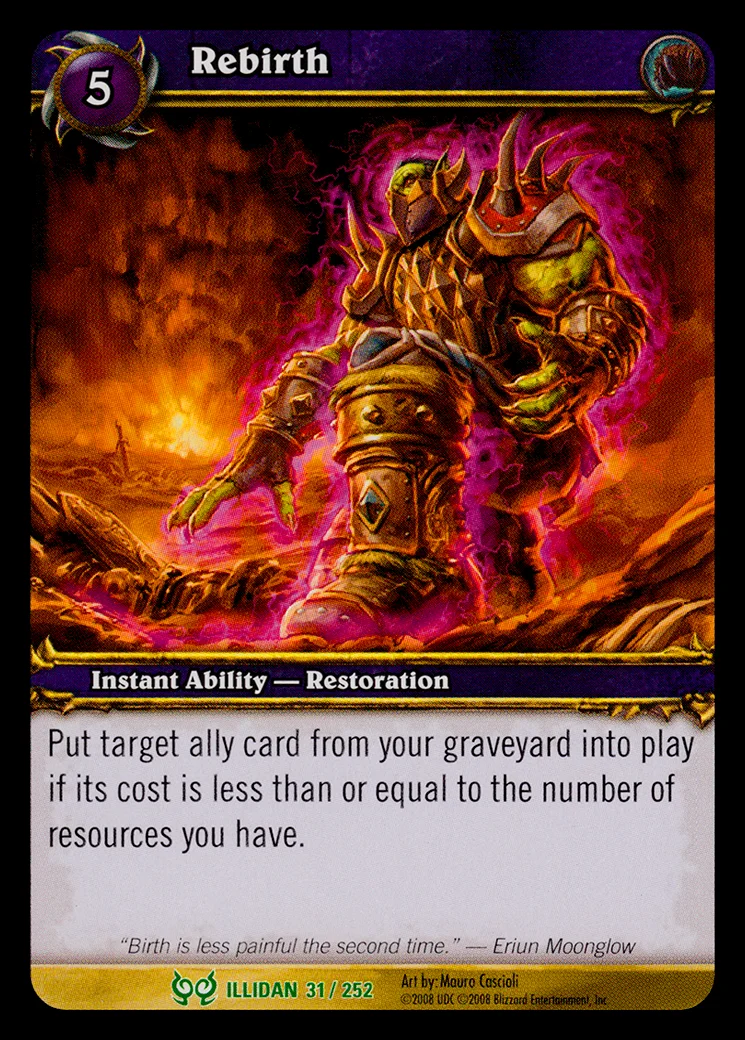 Card scan: Rebirth