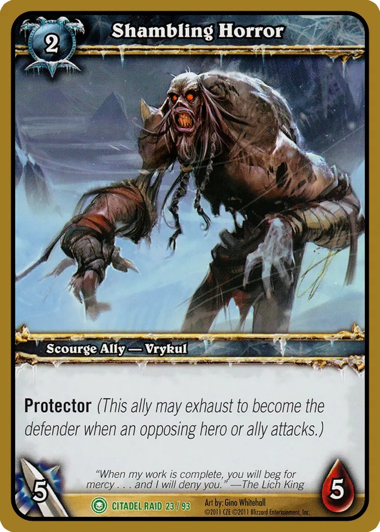 Card scan: Shambling Horror