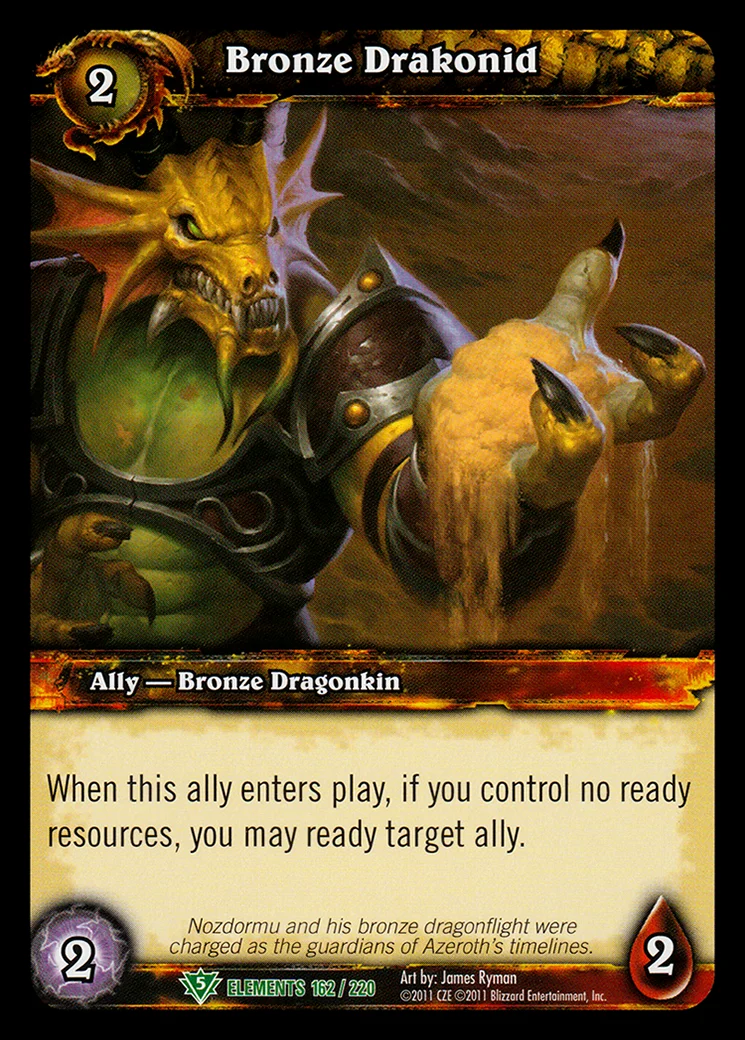 Card scan: Bronze Drakonid