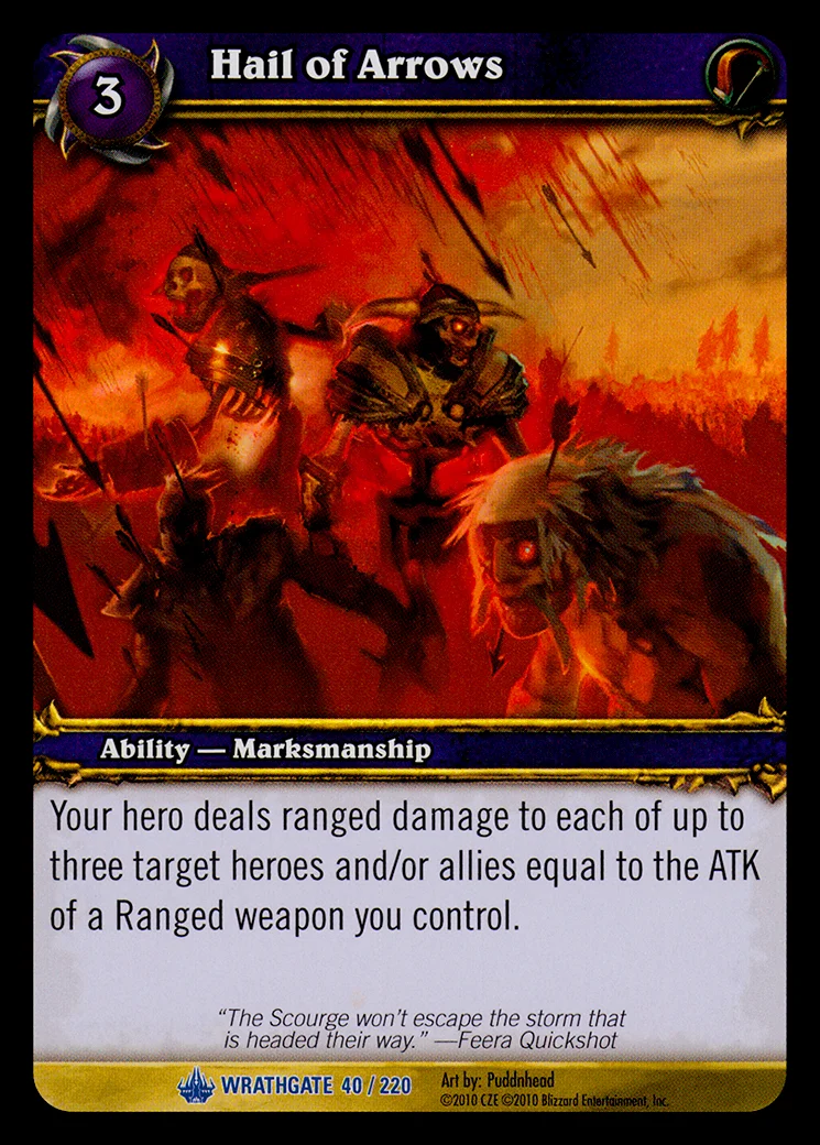 Card scan: Hail of Arrows