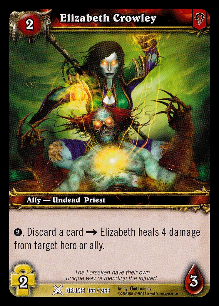Card scan: Elizabeth Crowley