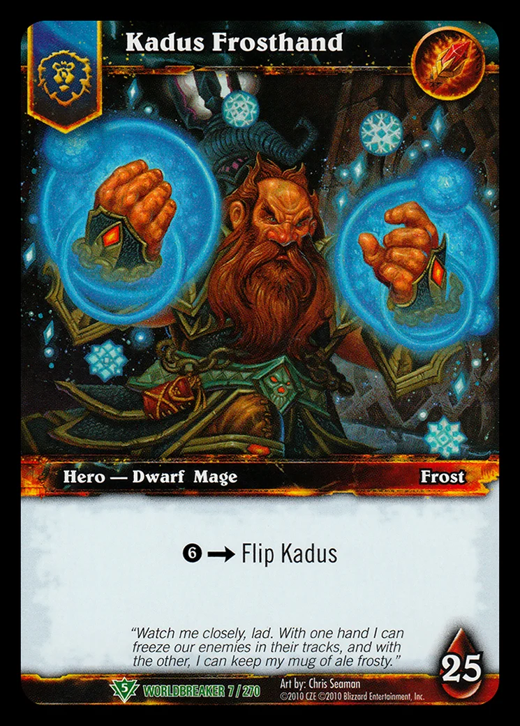 Card scan: Kadus Frosthand