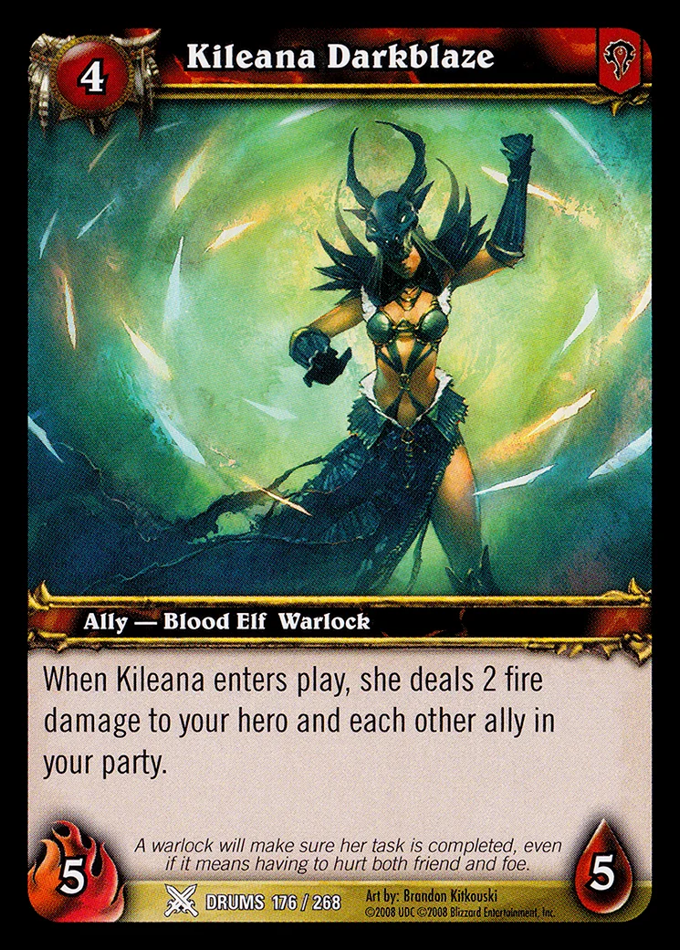 Card scan: Kileana Darkblaze