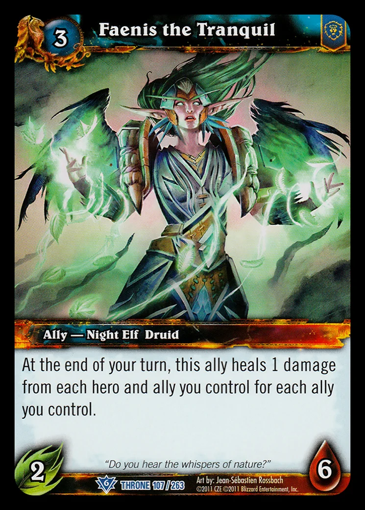 Card scan: Faenis the Tranquil