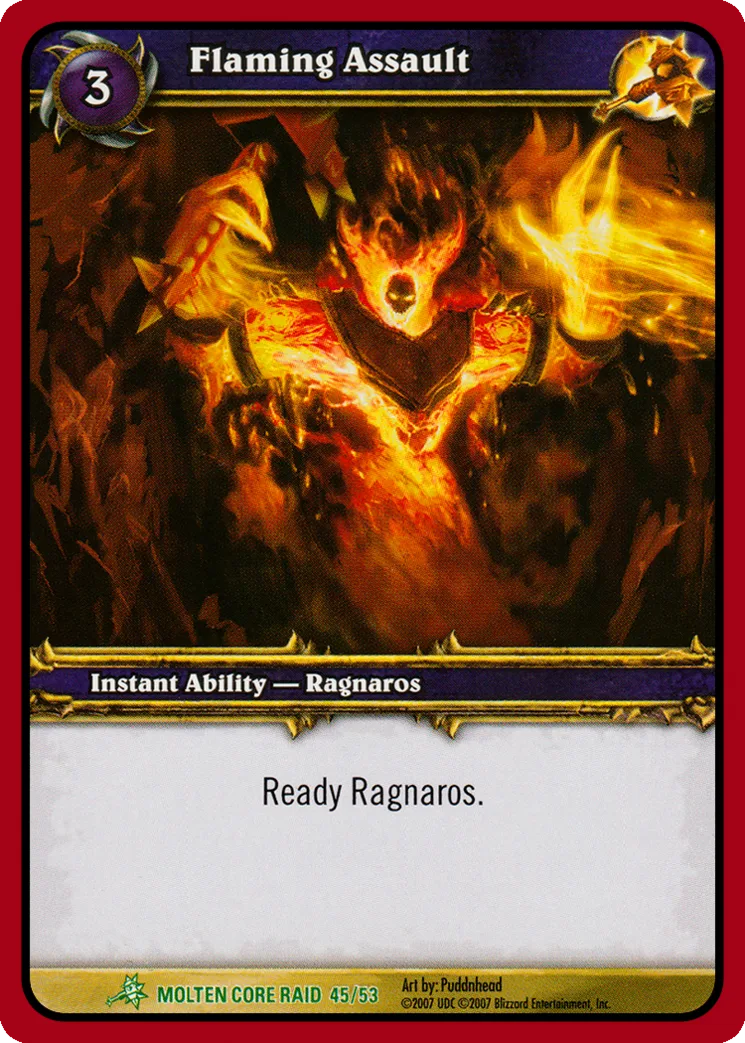 Card scan: Flaming Assault