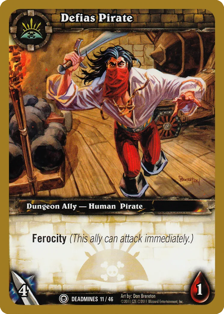 Card scan: Defias Pirate
