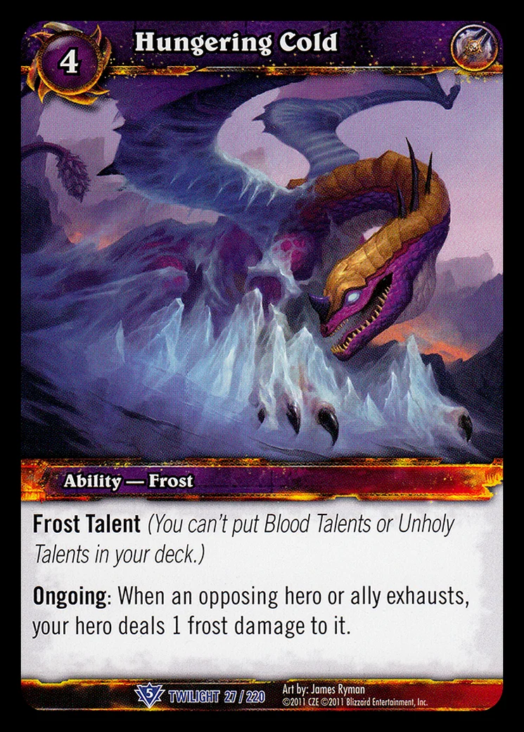 Card scan: Hungering Cold
