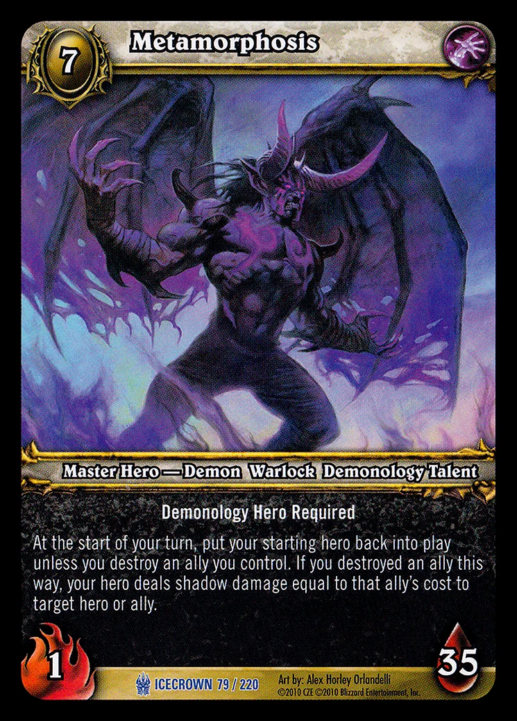 Card scan: Metamorphosis